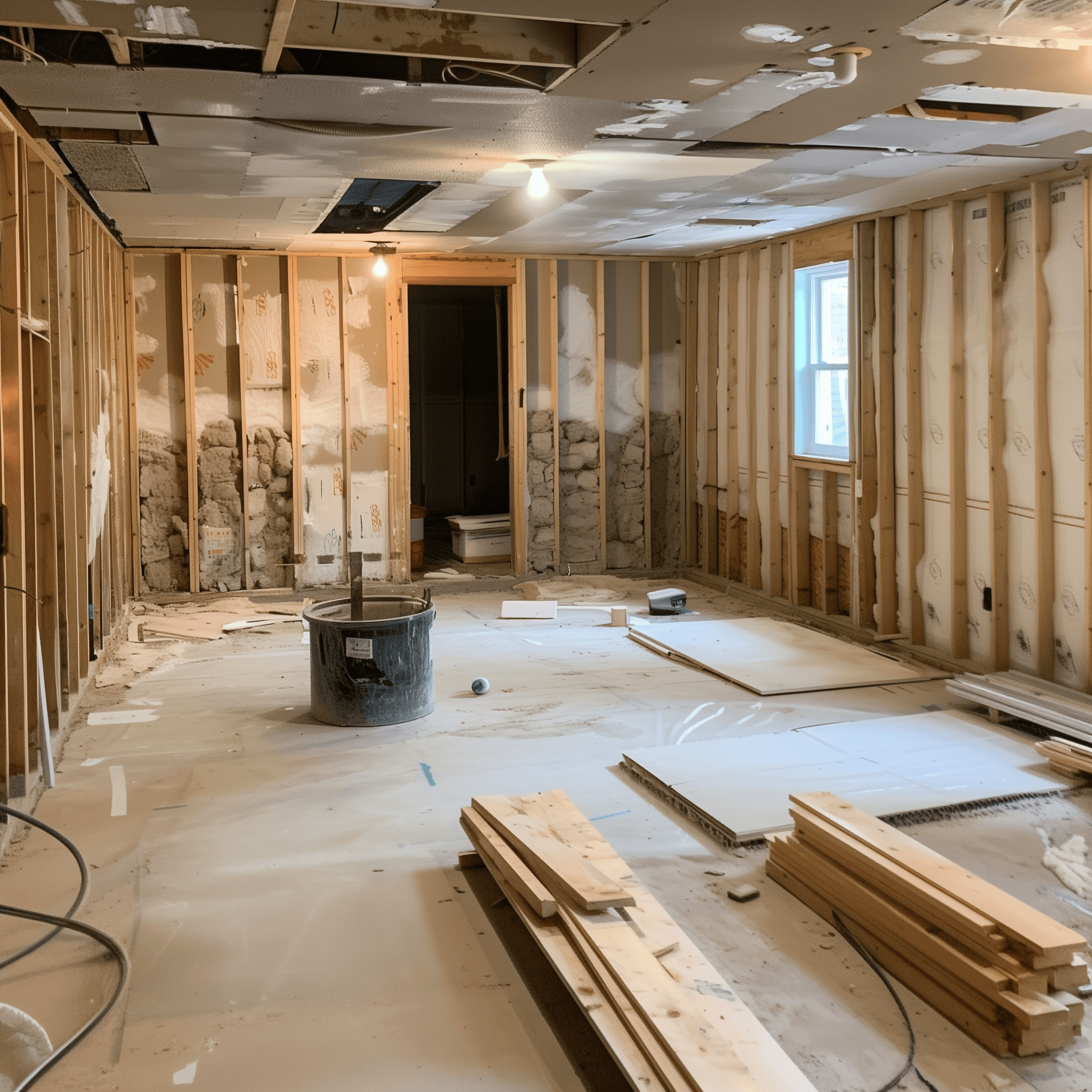 JS ProFinish basement remodeling showcase in Clearfield, Utah